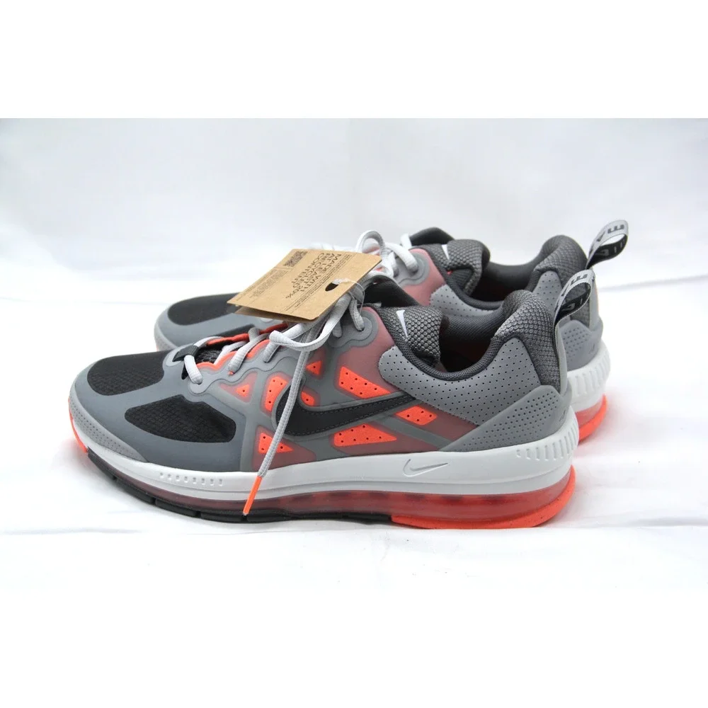 Nike Air Max Genome LT Shoes Mens Size 9 Smoke Gray Coral Sneakers CW1648-004